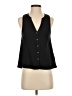 Splendid 100% Cotton Black Sleeveless Button-Down Shirt Size XS - photo 1
