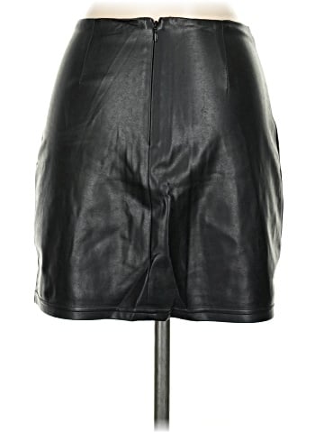 Talula Faux Leather Skirt (view 2)