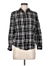 Jaclyn Smith Black Long Sleeve Button-Down Shirt Size M - photo 1