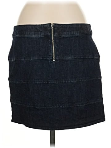 New York & Company Denim Skirt (view 2)