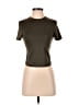Assorted Brands Brown Tan Short Sleeve Turtleneck Size XS - photo 1