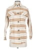 Everlane 100% Cotton Stripes Tan Ivory Jacket Size XXS - photo 1