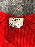 Acne Studios 100% Wool Red Wool Pullover Sweater Size XS - photo 13