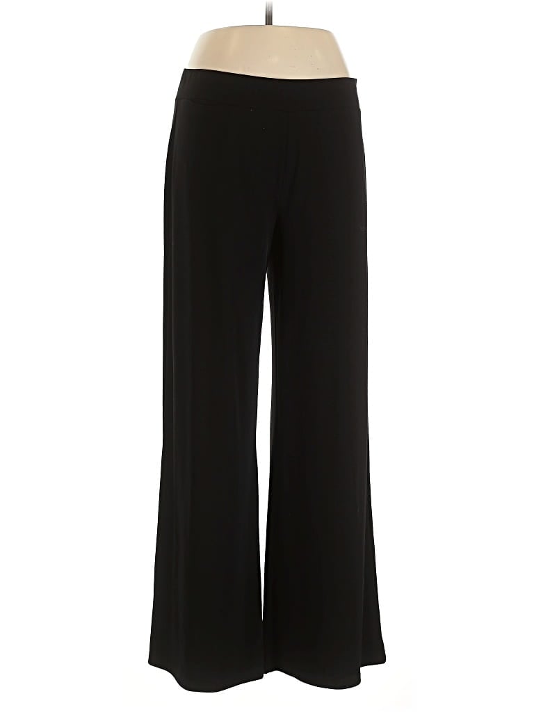 Pre-owned Susan Graver Dress Pants In Black