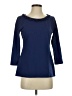 Barbara Erickson Blue 3/4 Sleeve Top Size S - photo 1