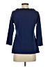 Barbara Erickson Blue 3/4 Sleeve Top Size S - photo 2