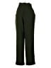 Chrysantheme 100% Polyester Green Casual Pants Size XS - photo 2