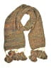 Unbranded Tweed Ombre Marled Tan Orange Scarf One size - photo 1