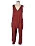Athleta Solid Burgundy Jumpsuit Size S - photo 1