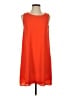 Staccato Solid Orange Casual Dress Size S - photo 1