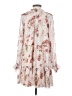 AaKaa 100% Polyester Floral Ivory Casual Dress Size S - photo 2
