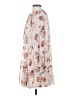 AaKaa 100% Polyester Floral Ivory Casual Dress Size S - photo 5