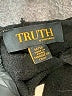 TRUTH BY REPUBLIC Stripes Black Pullover Sweater Size M - photo 4