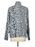 Ecowish 100% Viscose Animal Print Silver Long Sleeve Blouse Size L - photo 2