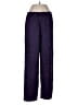 Persona 100% Polyester Paisley Purple Casual Pants Size (L) - photo 1