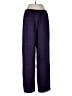 Persona 100% Polyester Paisley Purple Casual Pants Size (L) - photo 2