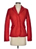 Theory 100% Polyester Red Blazer Size 00 - photo 1