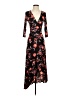 Veronica M. Floral Black Cocktail Dress Size XS - photo 1