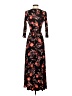 Veronica M. Floral Black Cocktail Dress Size XS - photo 2