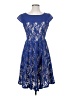Roz & Ali Blue Cocktail Dress Size 4 - photo 1