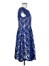 Roz & Ali Blue Cocktail Dress Size 4 - photo 4