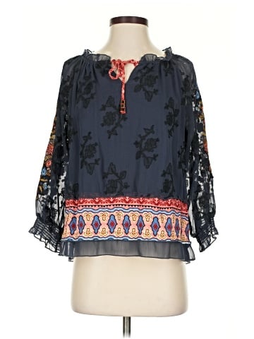 John Mark 3/4 Sleeve Blouse (view 1)