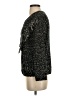 ASTR The Label Metallic Black Pullover Sweater Size XS - photo 5