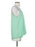 Joie 100% Silk Green Sleeveless Top Size S - photo 4