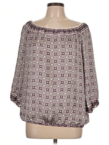 Max Studio 3/4 Sleeve Blouse (view 1)