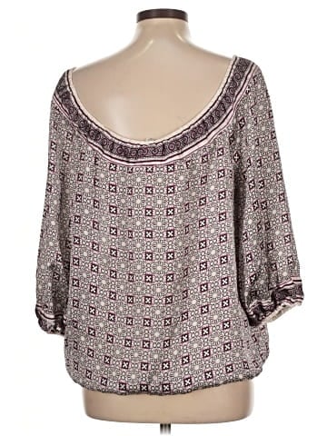 Max Studio 3/4 Sleeve Blouse (view 2)