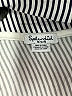 Splendid Stripes Silver Short Sleeve Blouse Size M - photo 7