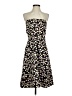 J.Crew 100% Silk Floral Black Cocktail Dress Size 6 - photo 1