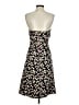 J.Crew 100% Silk Floral Black Cocktail Dress Size 6 - photo 2