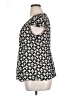Nine West 100% Polyester Black Short Sleeve Top Size 14 - photo 5