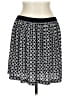 Joe Fresh 100% Polyester Graphic Black Casual Skirt Size L - photo 1