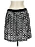 Joe Fresh 100% Polyester Graphic Black Casual Skirt Size L - photo 2