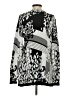 LOGO by Lori Goldstein Animal Print Silver Pullover Sweater Size XS - photo 2