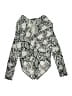 Haute Monde Silver Gray Bodysuit Size M - photo 1
