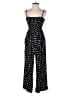 Ann Taylor LOFT 100% Viscose Polka Dots Black Jumpsuit Size S - photo 1
