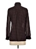 J.Crew Factory Store Polka Dots Brown Long Sleeve Blouse Size 4 - photo 2