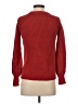 Madewell 100% Cotton Chevron-herringbone Red Pullover Sweater Size XXS - photo 2