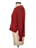 Madewell 100% Cotton Chevron-herringbone Red Pullover Sweater Size XXS - photo 5