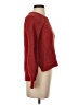 Madewell 100% Cotton Chevron-herringbone Red Pullover Sweater Size XXS - photo 4