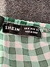 Shein 100% Polyester Checkered-gingham Green Cocktail Dress Size 6 - photo 7