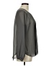 Ann Taylor LOFT 100% Polyester Gray Long Sleeve Blouse Size M - photo 4