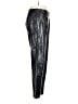 Zara Metallic Silver Faux Leather Pants Size L - photo 4