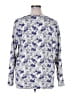 North Crest 100% Polyester Blue Long Sleeve Blouse Size 2X - photo 2