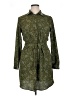 Cotélac 100% Polyester Paisley Green Casual Dress Size XL (4) - photo 1
