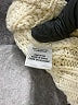 Embossed Ivory Turtleneck Sweater Size XS - photo 8
