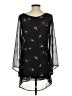 Spare Graphic Black Cocktail Dress Size S - photo 2